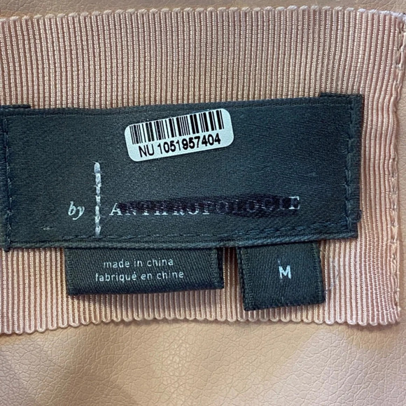 Anthropologie The Somerset Mini Dress: Faux Leather Edition Pink 33737 - Picture 10 of 13